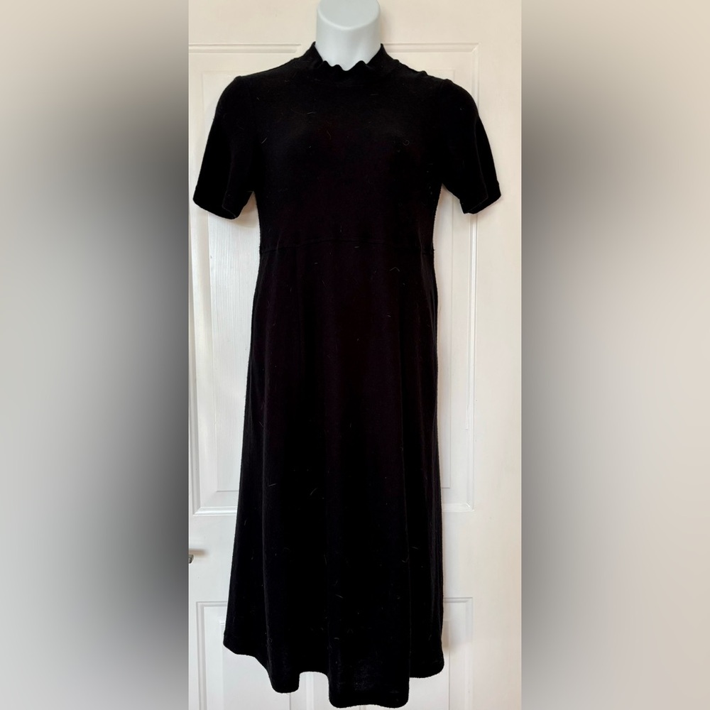 Coldwater Creek Classic Black Midi Dress